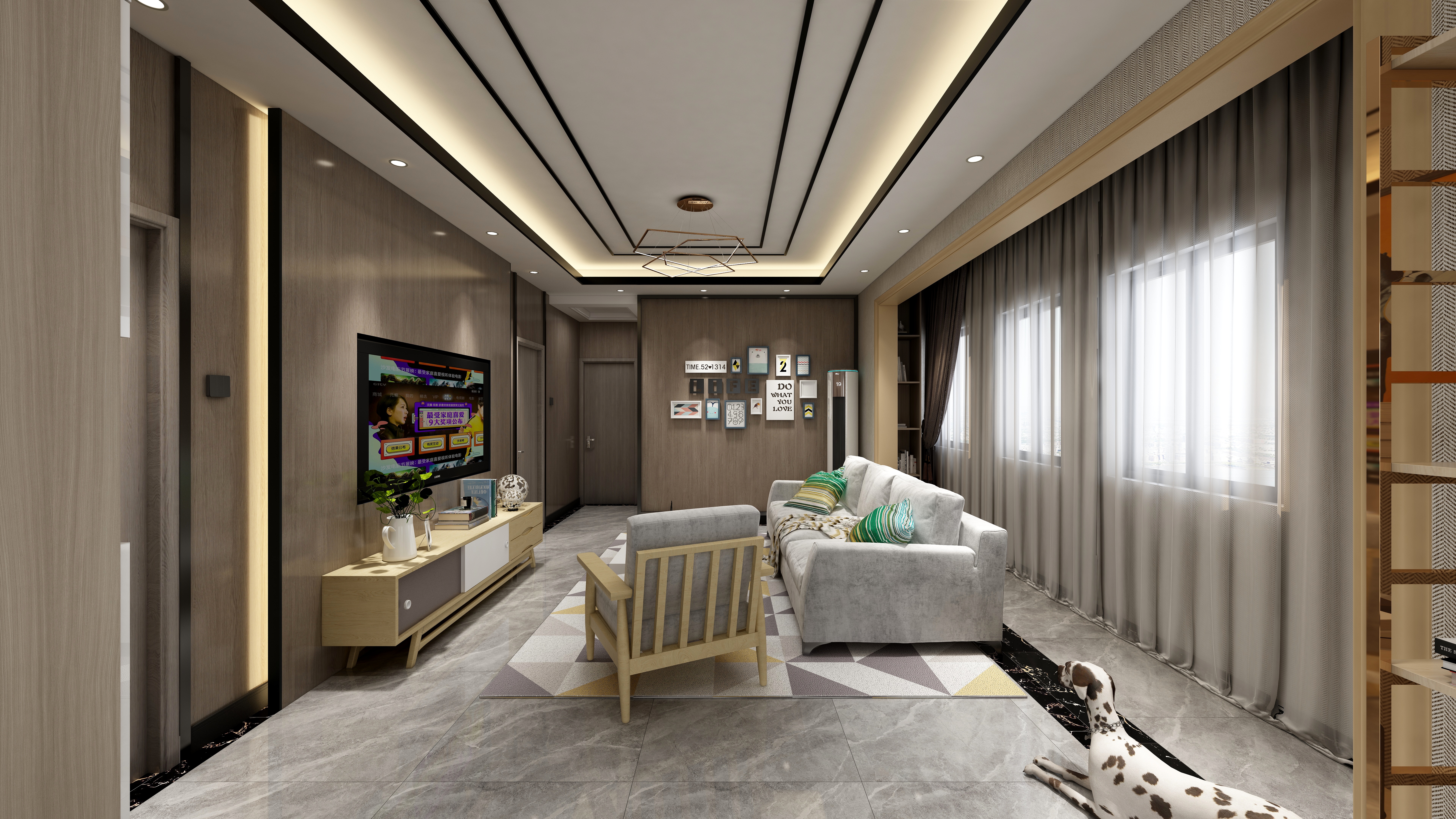 风铃168-现代寓居生活-装修设计方案