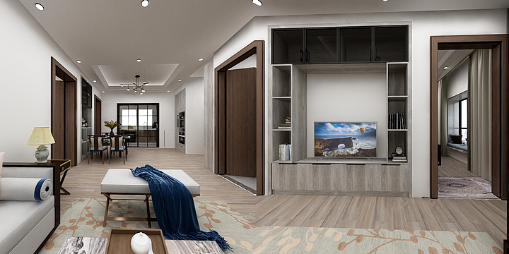 Angel木子-万科翡翠春晓-装修设计方案