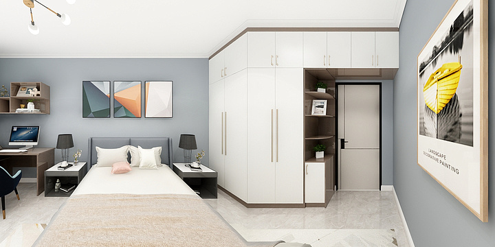 欧伯朗定制家具-张良滨河新城3-1-3-装修设计方案