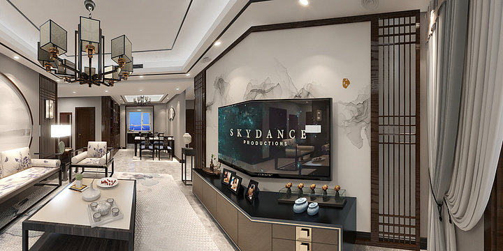 设计师-樊小凡-皓月城7-1-301-新中-装修设计方案