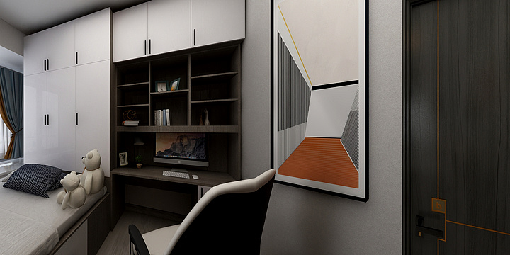 室内设计甘昌奇-恒郡7-1-902龚建华-装修设计方案