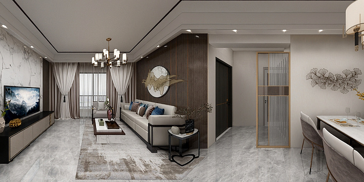 温芯-东江新城-林总雅居-装修设计方案