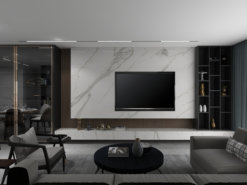 新一飞设计-现代简约轻奢-装修设计方案