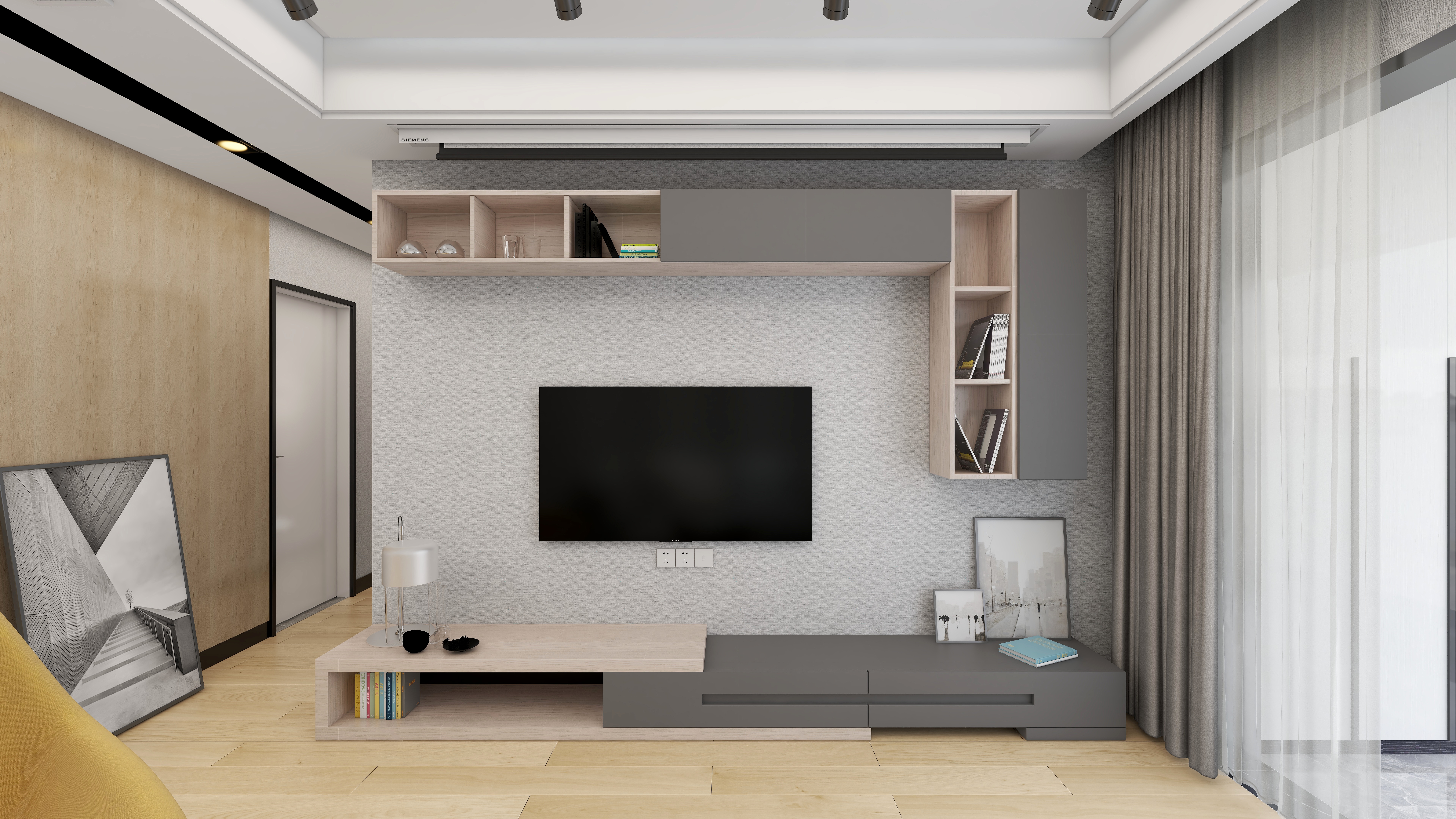 室內設計獅鲁凯-无主灯设计I114平现代家的美-装修设计方案