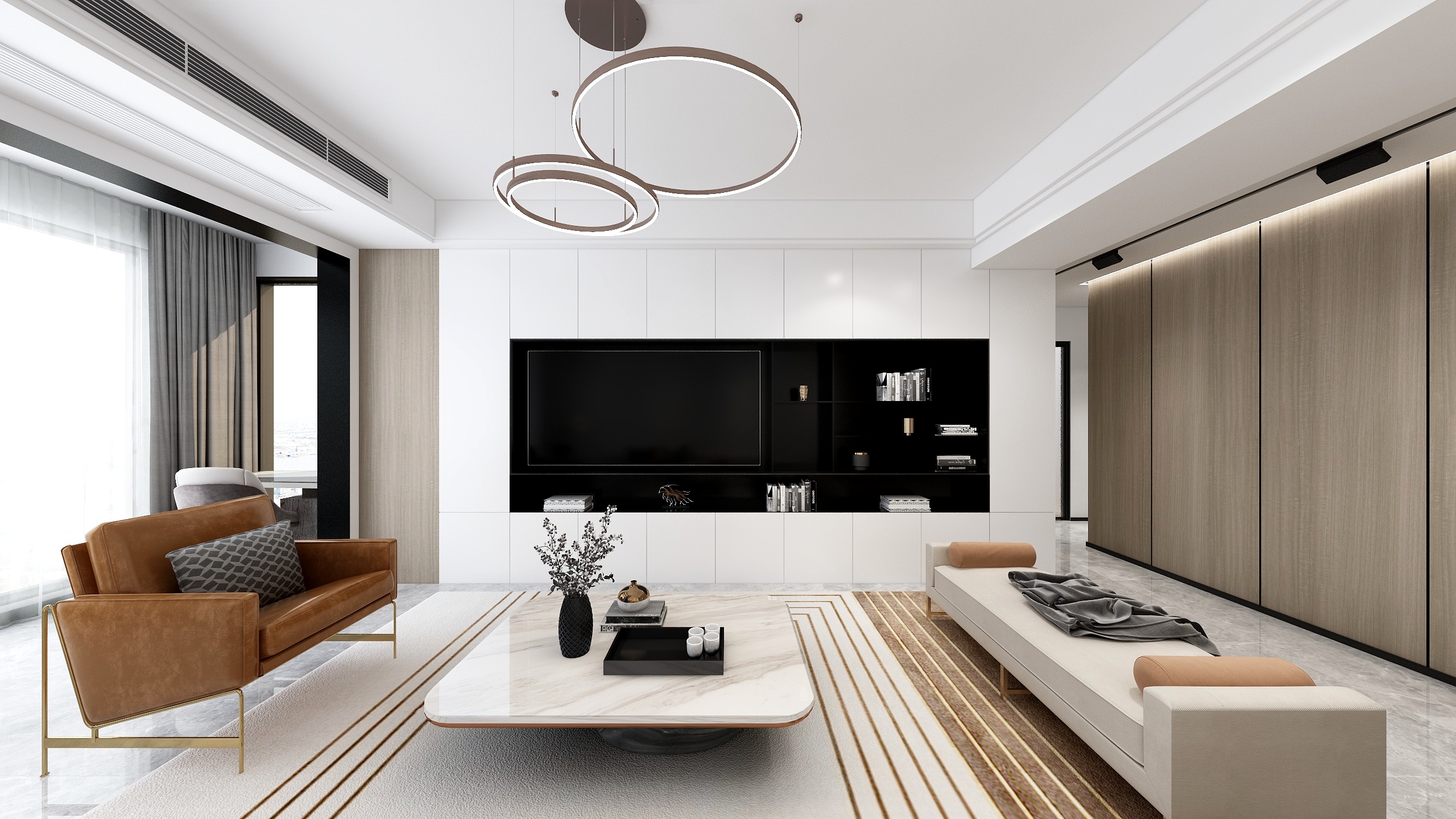 PengTianYu丶44-万科城市花园（方案一）-装修设计方案