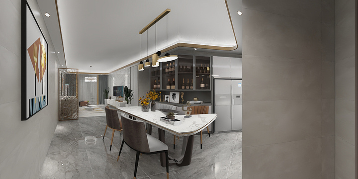 Dsyc设计-信先生（三水鸿安花园）-装修设计方案