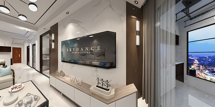 鹤壁市闻鑫闻万装修-龙门中央花园1号楼西单元9中户-装修设计方案