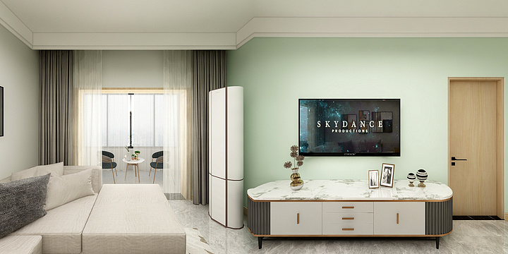 LYF设计-协和汉林居汉夏阁1704室酷家乐-装修设计方案