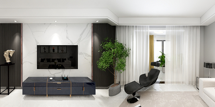 阿旭设计工作室-景宸原著简约B1-装修设计方案