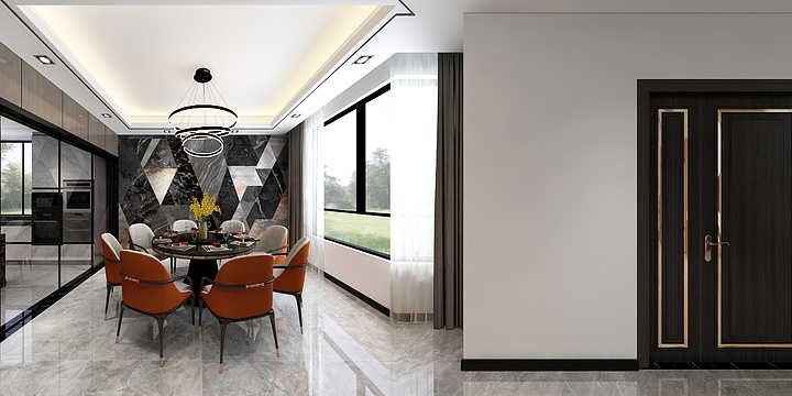 DJohn-《瀚海》现代简约-装修设计方案