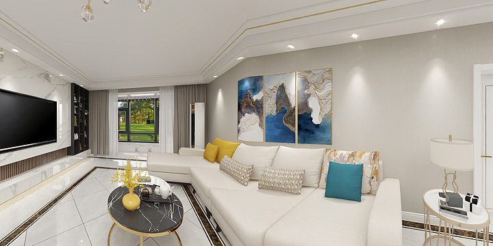 绘家设计工作室-盖亚国际B区6号楼4单元154平-装修设计方案