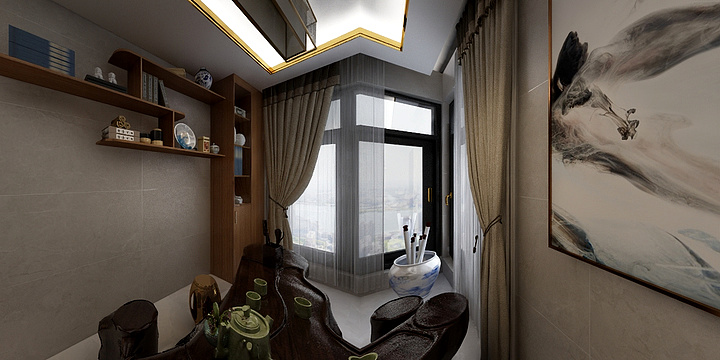 信宜市匠艺全屋定制-清华轩1栋401-林小姐-方案二-装修设计方案