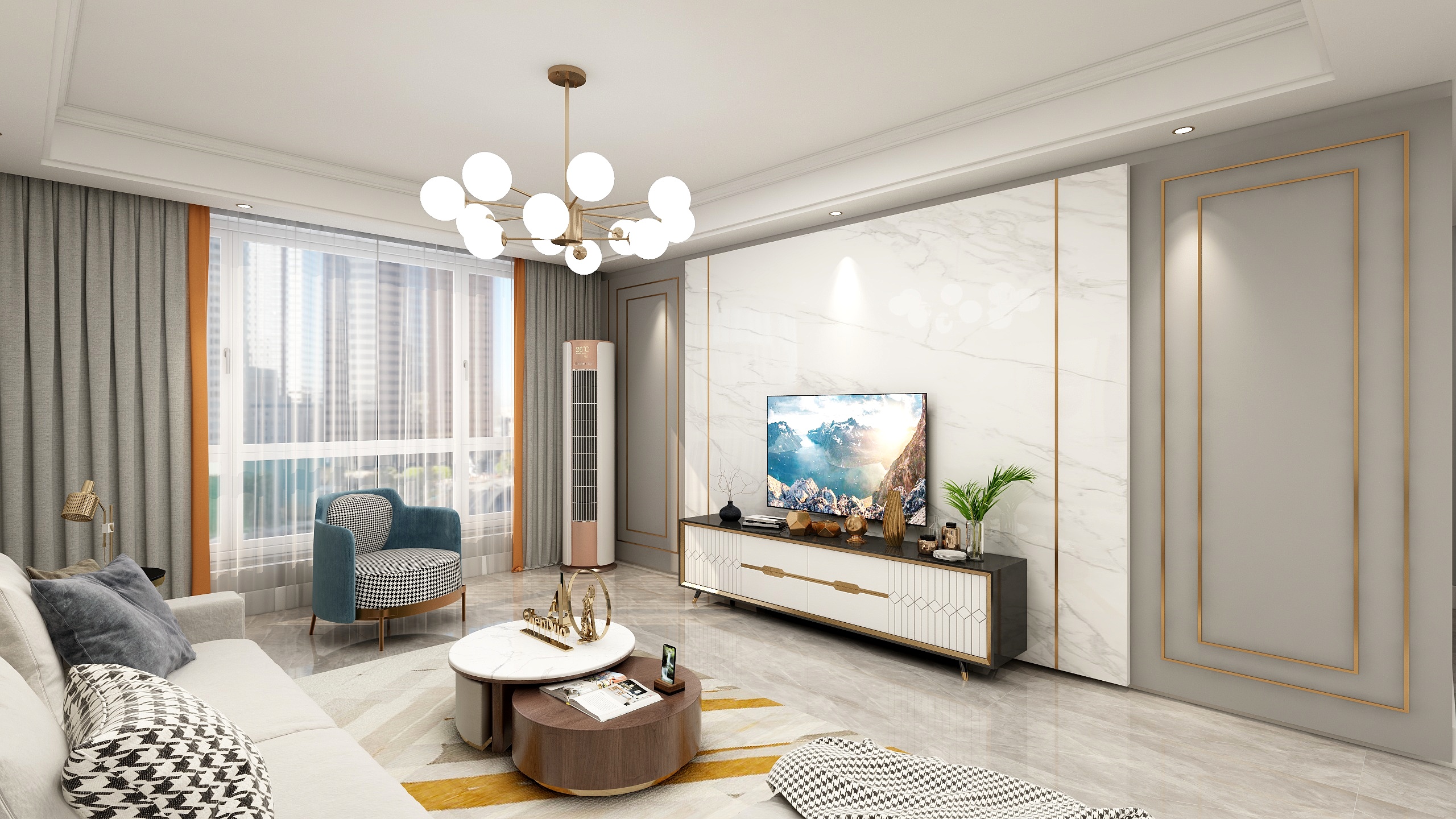 著蒾-现代风-装修设计方案