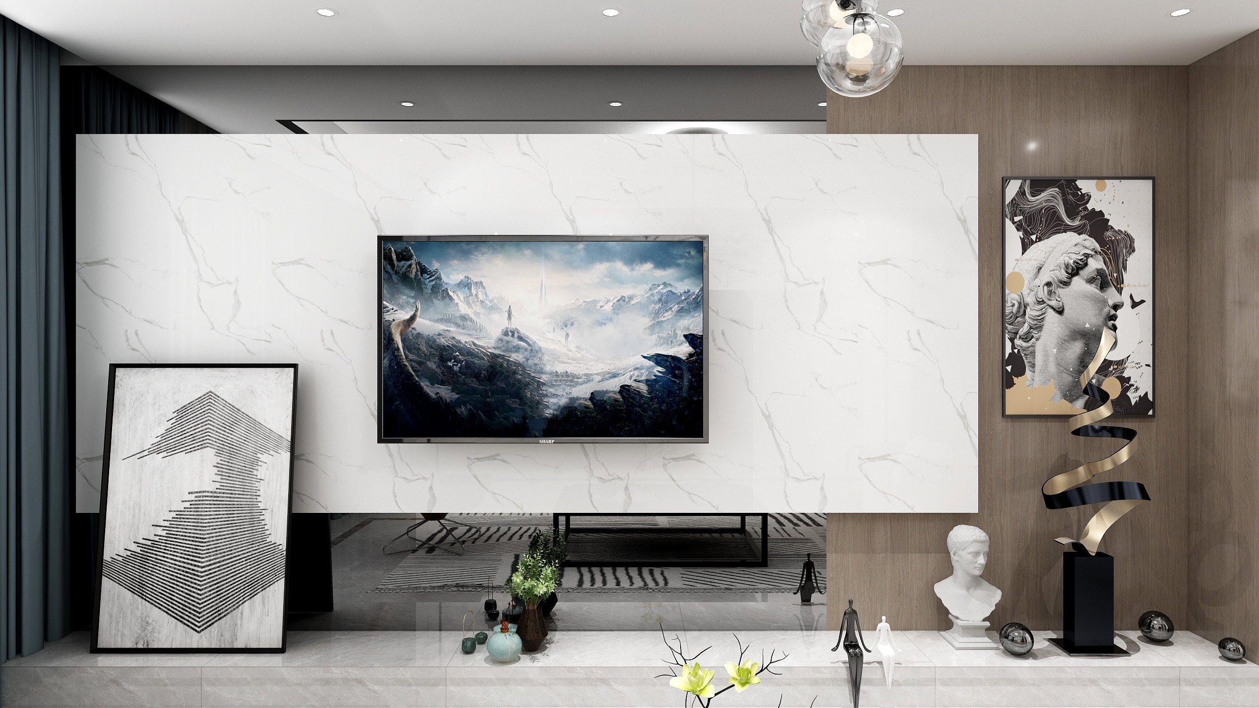 陶陶木其琛-翡翠园二期F1104.66㎡-装修设计方案