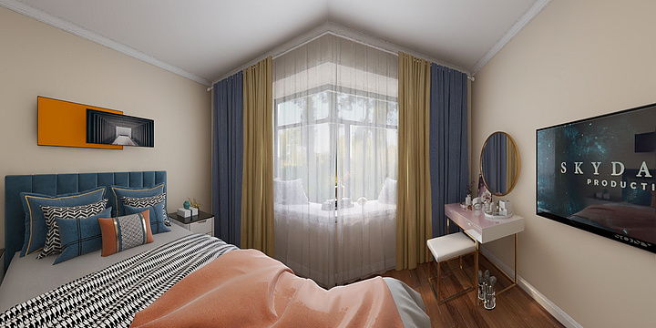 天工匠室内设计-濠头小区1-801-装修设计方案