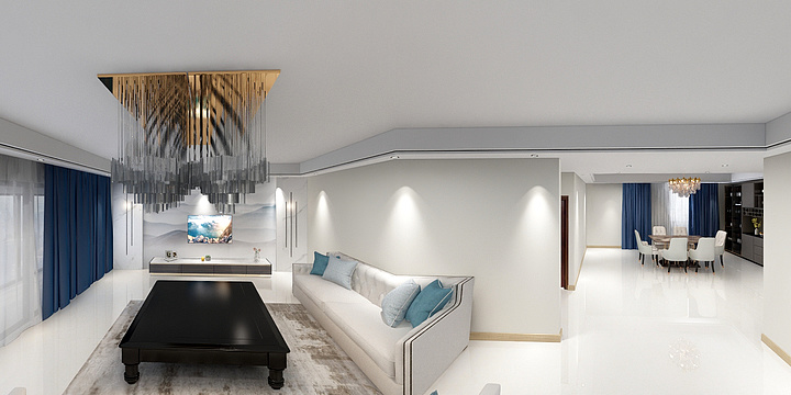 小曺-武汉别墅客餐厅修改-装修设计方案