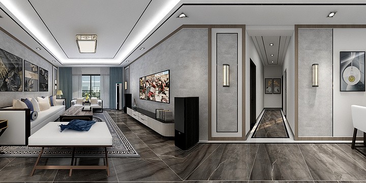 潘锋15185690330-新中式-装修设计方案