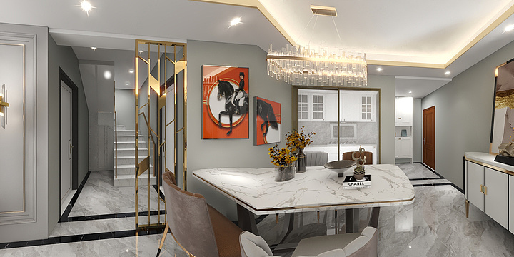 杨林-紫金城 效果图-装修设计方案