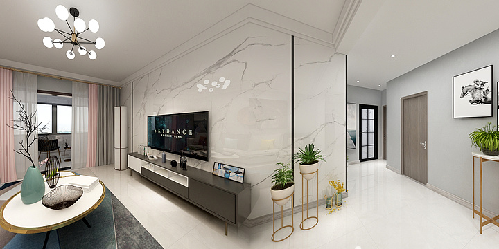 设计师v王丽-豪城天下-装修设计方案