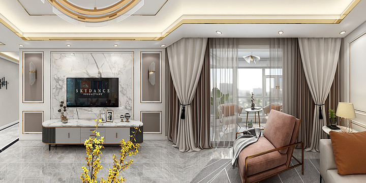 刘柄岑-天润城901-装修设计方案