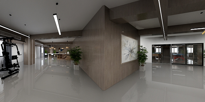 金落设计-健身房-装修设计方案