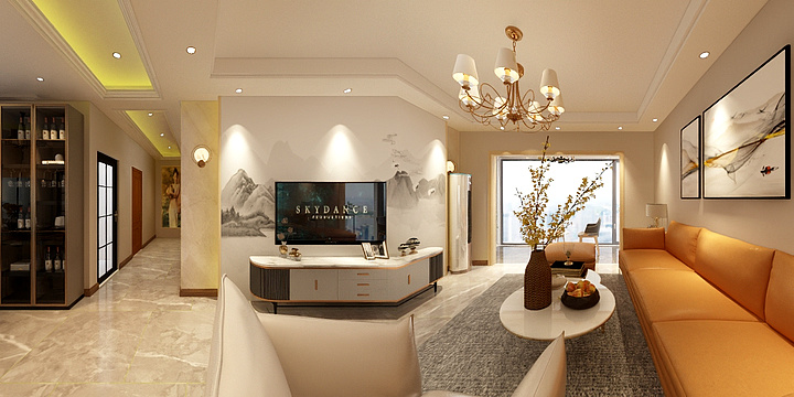 绥江名湖装饰-绥江101户型-装修设计方案