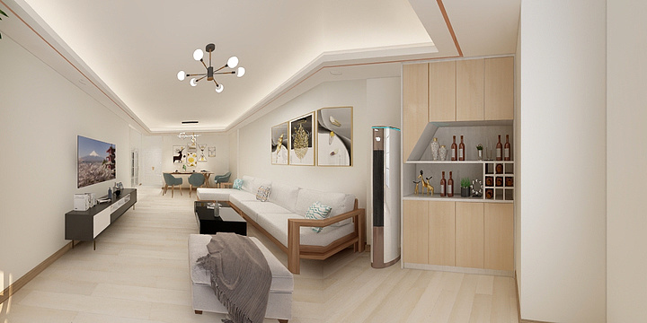 朗艺轻奢-嘉悦汇2-2-1601-原木色-副本-副本-装修设计方案