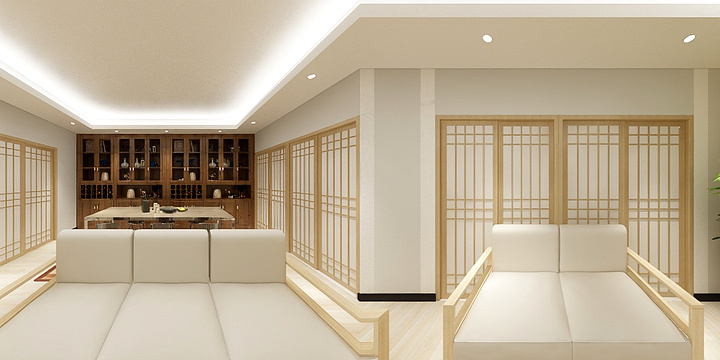 深圳市瑞庭装饰设计工程有限公司-日式民宿别墅二层-副本-装修设计方案