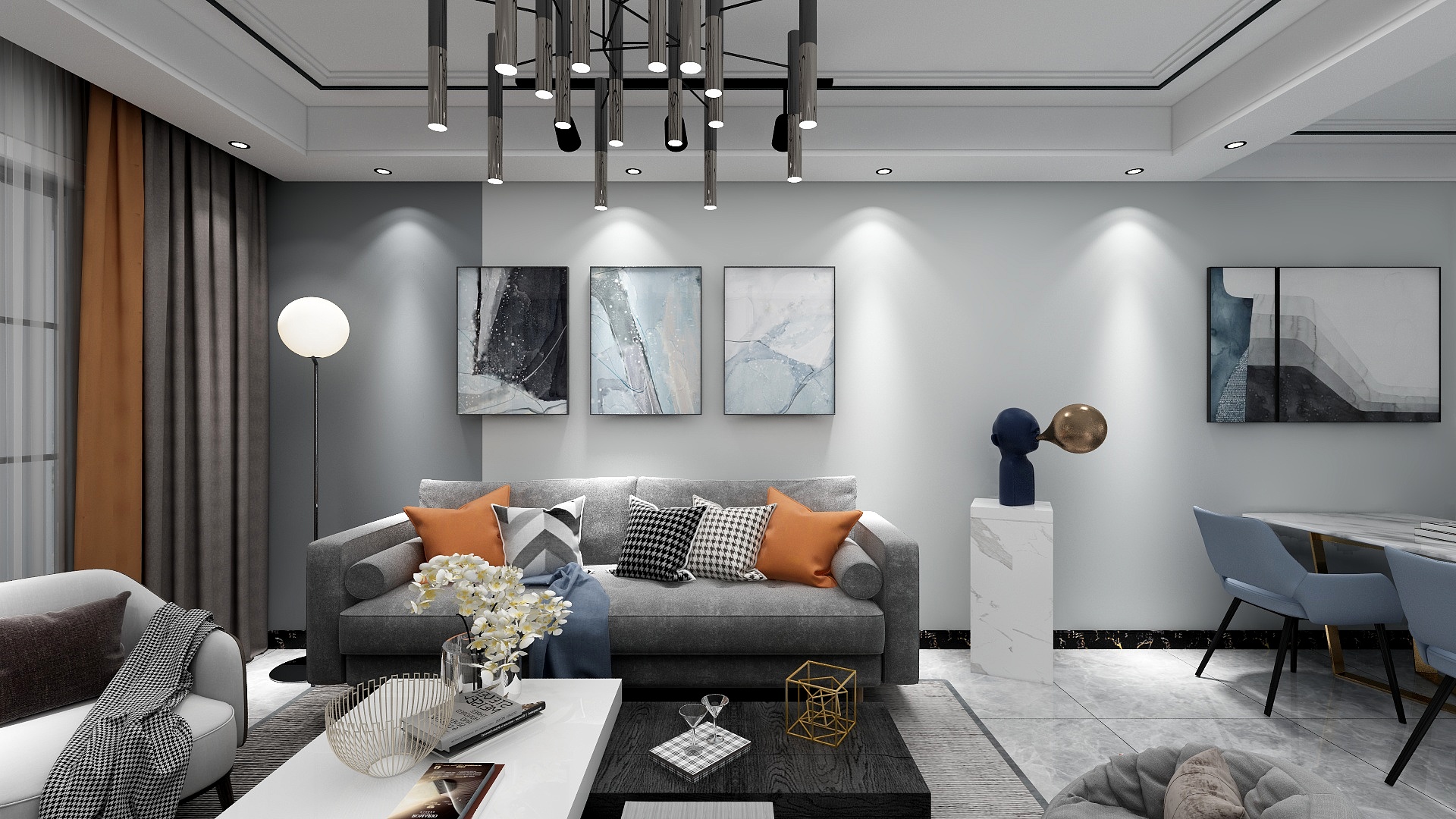 恒程-丁香郡简约-装修设计方案