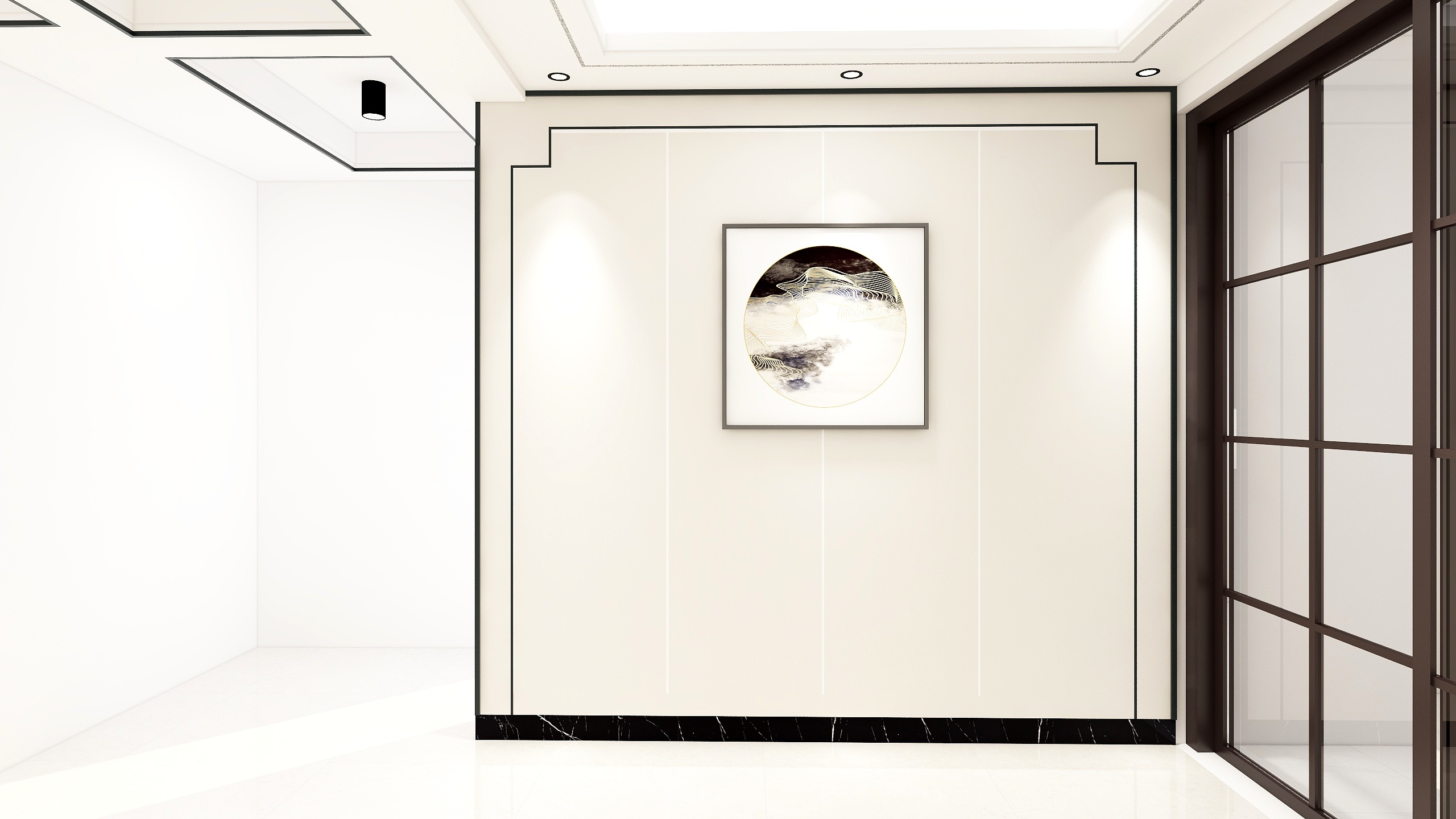 隆格巴-依云小镇601-装修设计方案