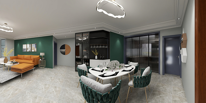 明光设计-一号院6-1-102轻奢-装修设计方案