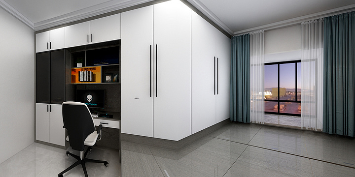 乐居装饰何烨-金玉花园中户(铺砖图)20201-装修设计方案