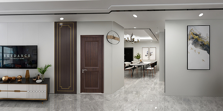 云行空间设计-财源F中式轻奢-装修设计方案