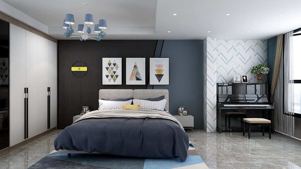 唐帅lOiZ-香树花城儿童房-装修设计方案