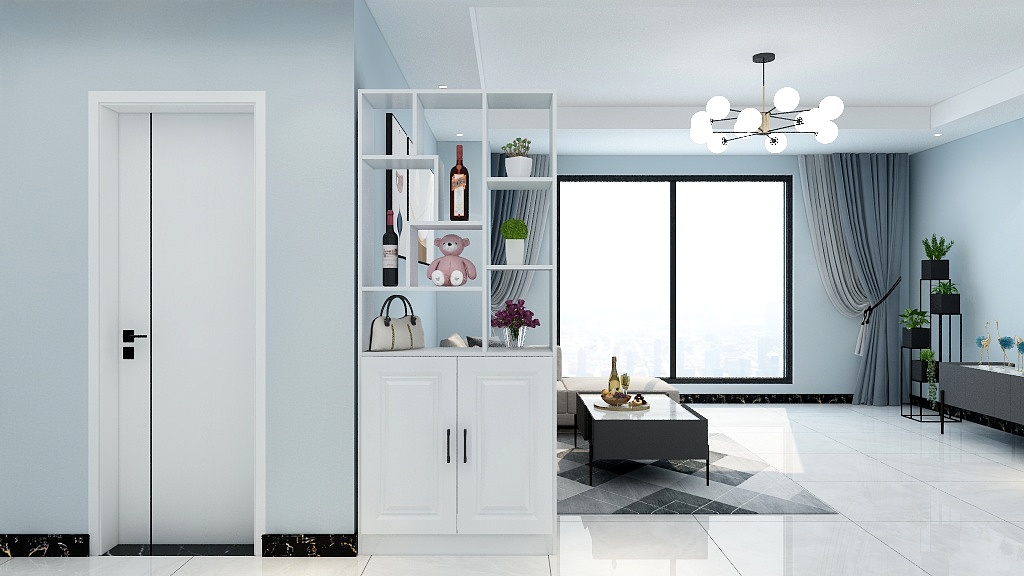 邢台众亚装饰工程有限公司-张庄小区艺术架-装修设计方案