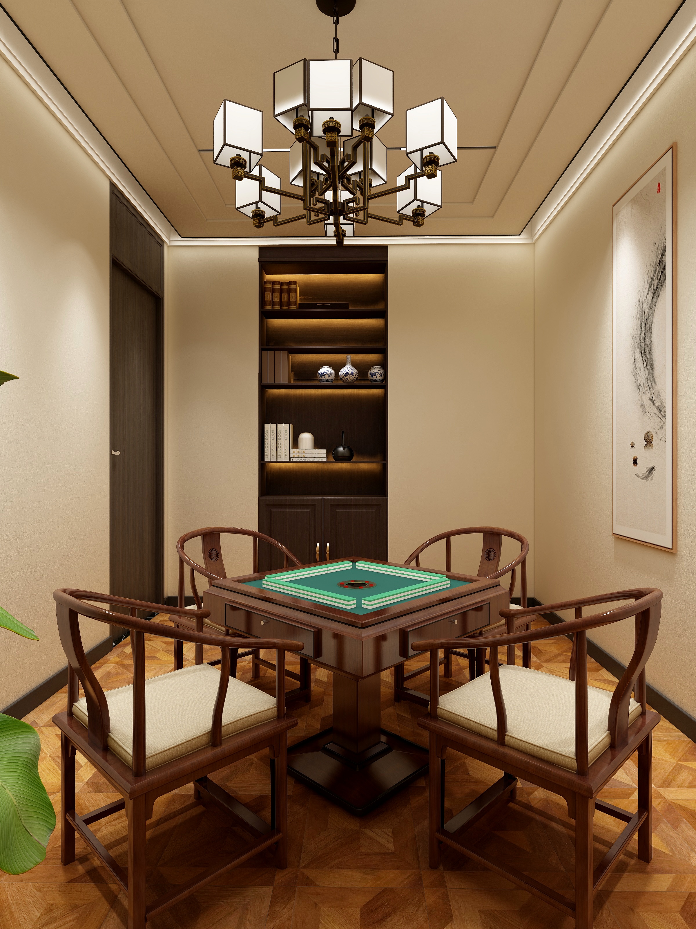 子约空间美学-一个麻将室-装修设计方案