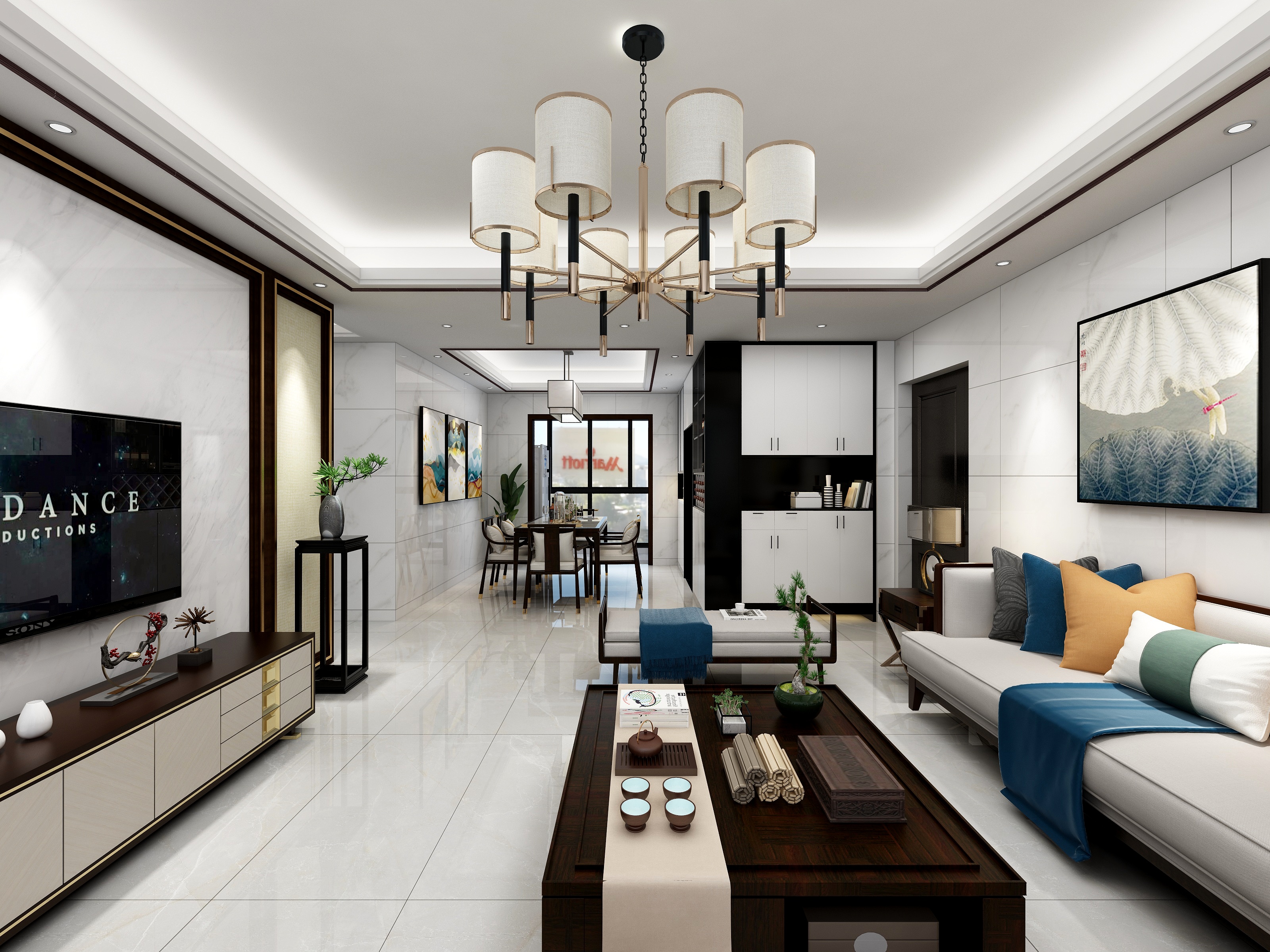 设计师木意-牡丹舸149平新中式-装修设计方案