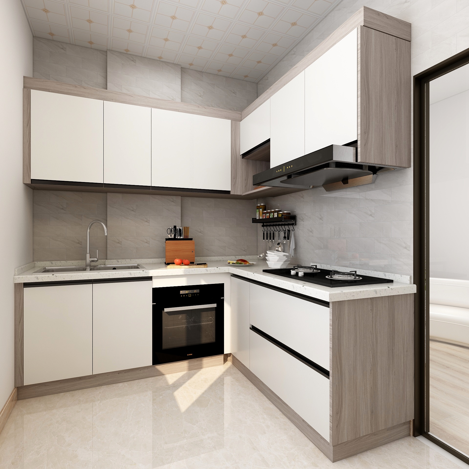 设计师姚qrmU-鸡头角厨房-装修设计方案