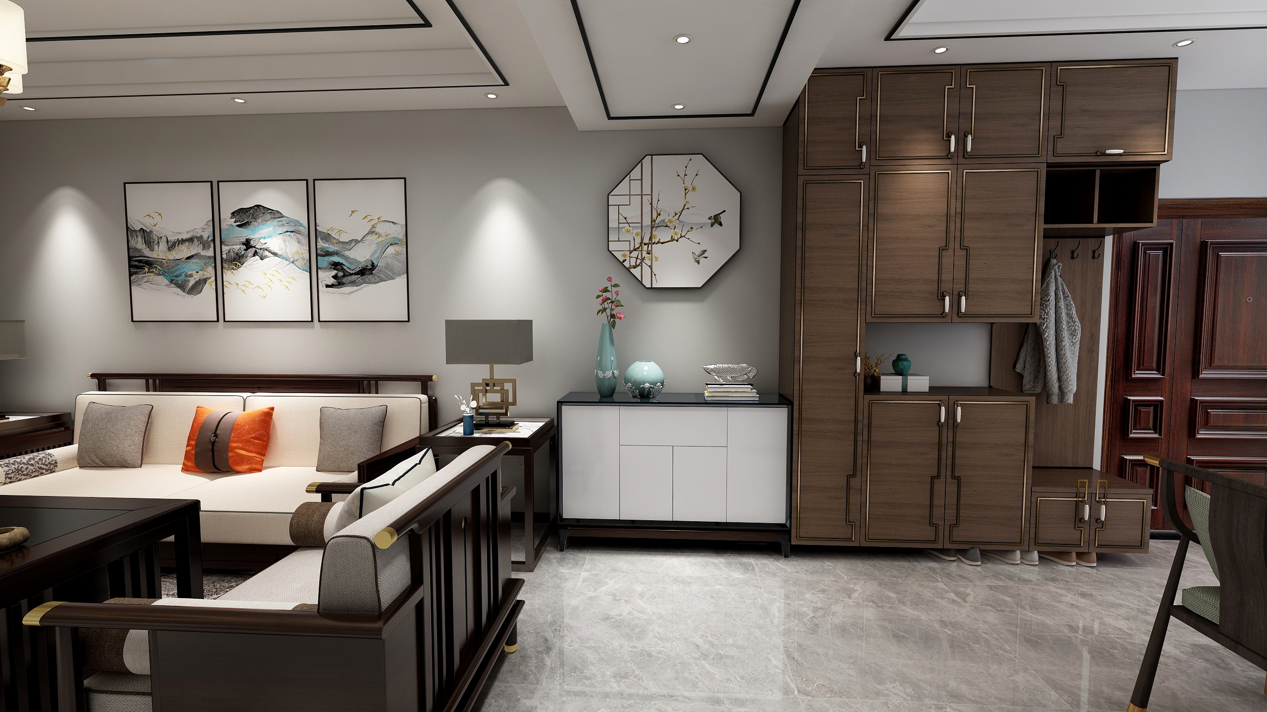 黄晓阳高端室内设计-易和园135-装修设计方案