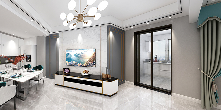 柔然（宿迁）专卖店-银河花园38-1603吴总-装修设计方案