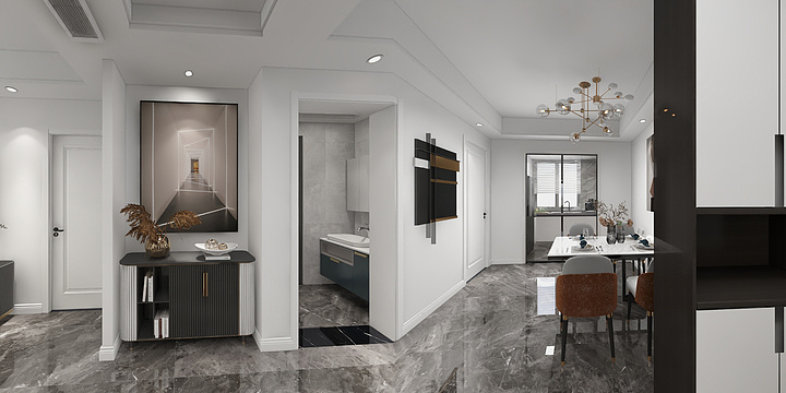 OK渲染-东桂花苑-装修设计方案