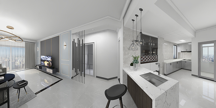 耒阳市雅居乐装饰公司-和谐花苑13-1805谭美女雅居效果图-装修设计方案