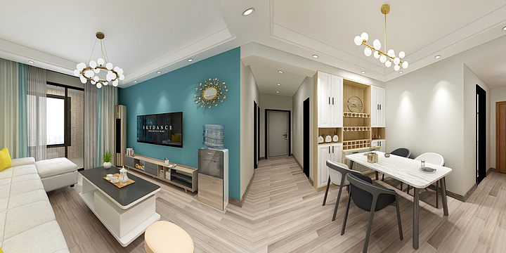 登超装饰-蔷薇国际G4栋效果图-装修设计方案