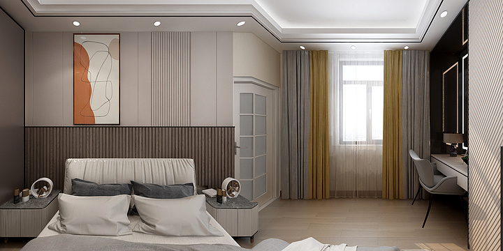 优家AA-大小女儿房-装修设计方案