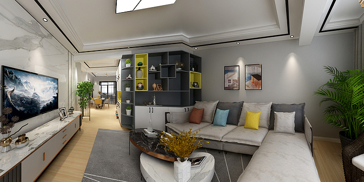 笑笑工作室-北城锦绣E7-2-301-装修设计方案