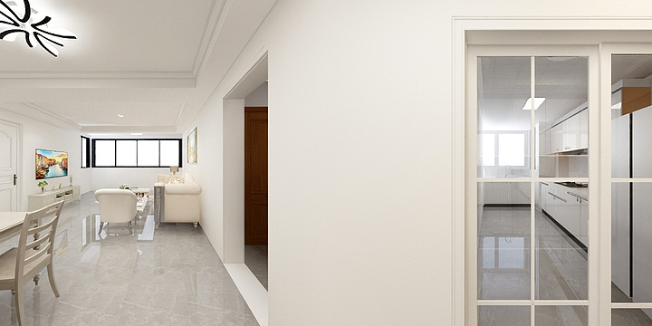 效果图专属-明丰公寓-装修设计方案