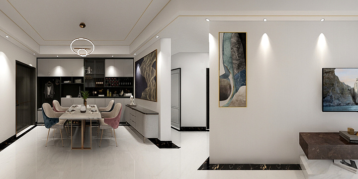 Zzuo-湘龙鑫城效果图-装修设计方案