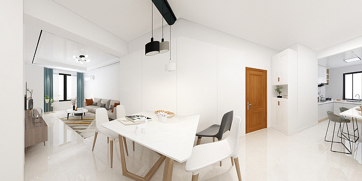 室内设计小玉-德商春天里86㎡-装修设计方案