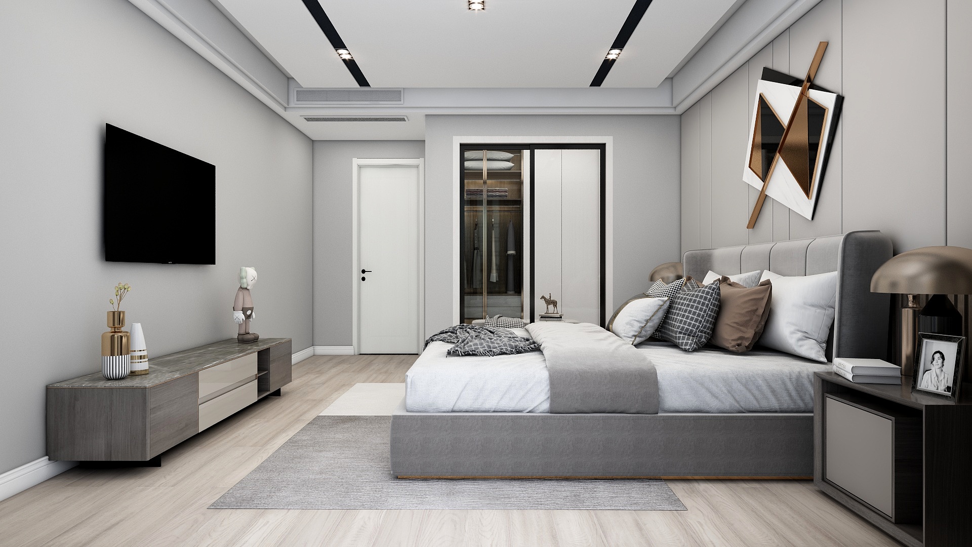 Untitled丶-175方现代轻奢二居装修效果图