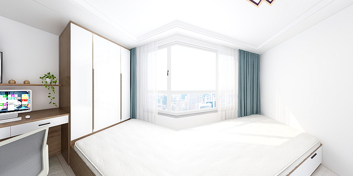 慕辰臻品整家定制-长春书房远洋书房-装修设计方案